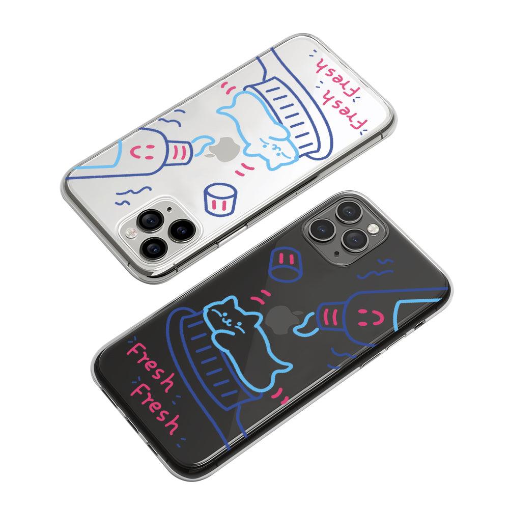 Cat Shaped Toothpaste Clear Soft Case-Oxvistore