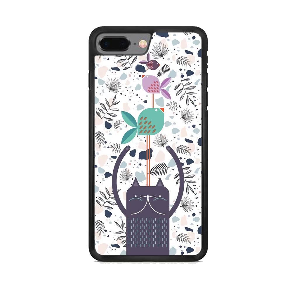 Cat Fish Ahead iPhone 8 Plus Case-3D Case-Oxvistore