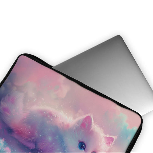 Cat in Dreamy Clouds Laptop Sleeve Protective Cover-Oxvistore