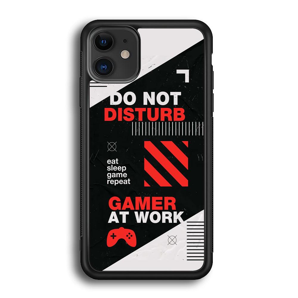 Caution and Do Not Disturb iPhone 12 Case-3D Case-Oxvistore