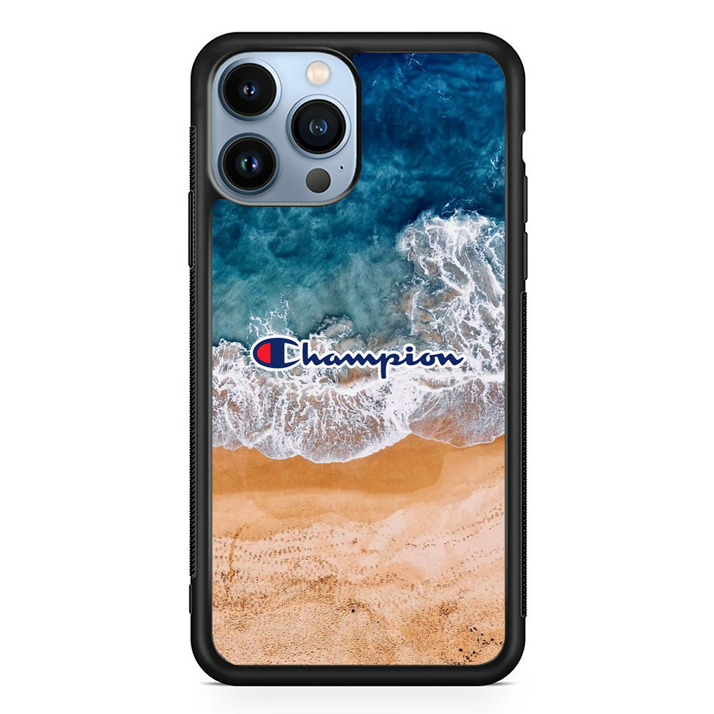 Champion Beach 2D Rubber Phone Case-Black-Oxvistore
