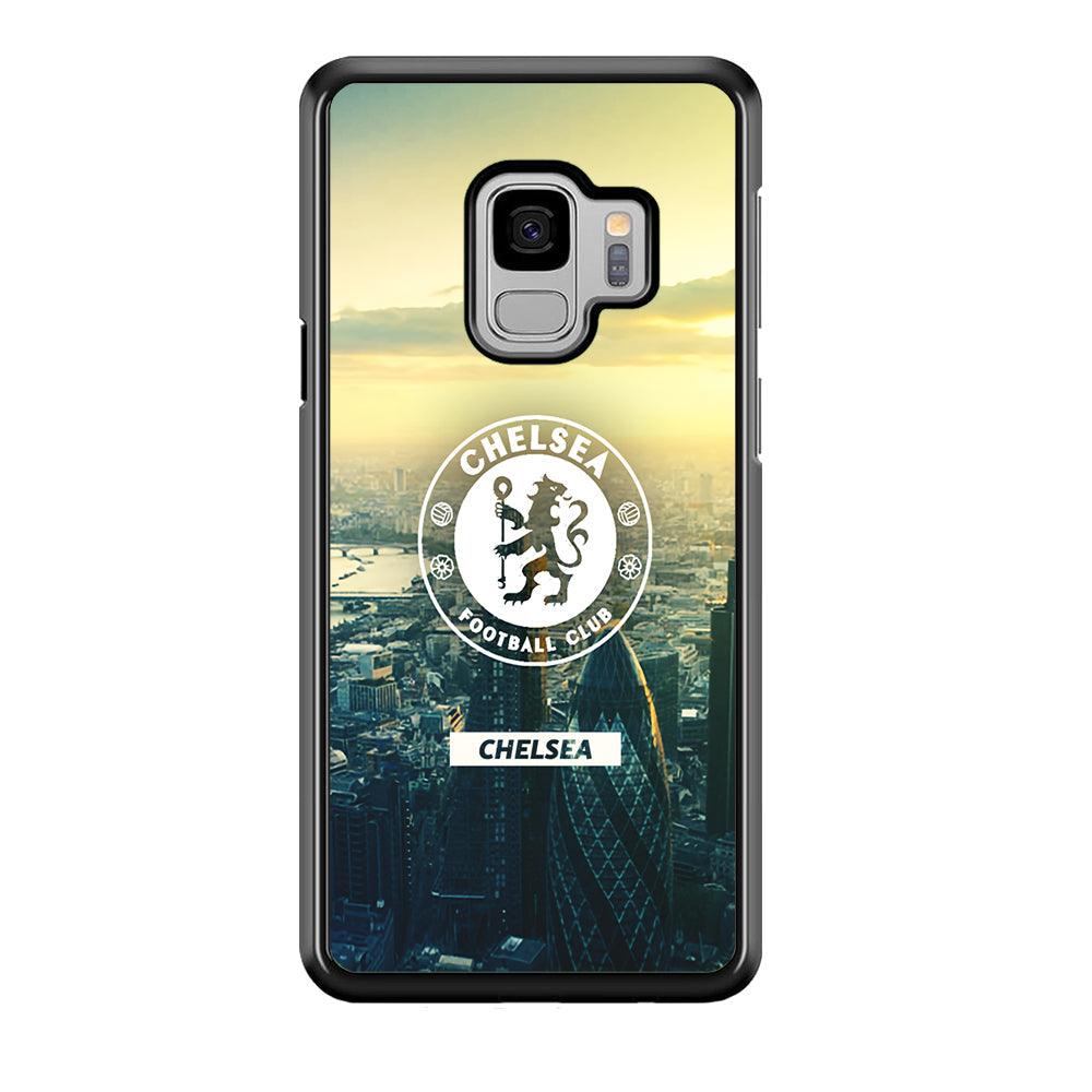 Chelsea Landscape of London Samsung Galaxy S9 Case-Rubber Black (2D Case)-Oxvistore