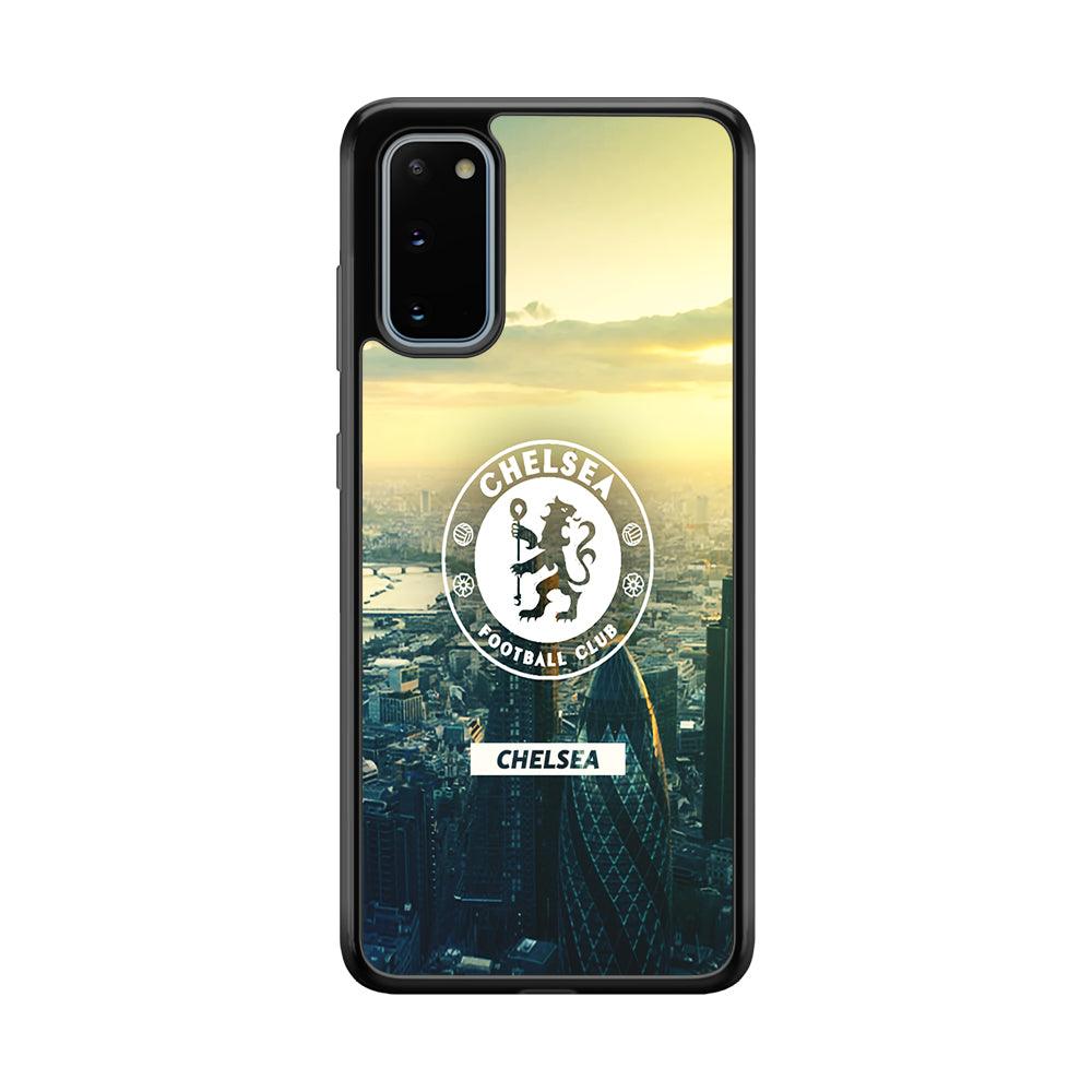 Chelsea Landscape of London Samsung Galaxy S20 Case-Rubber Black (2D Case)-Oxvistore