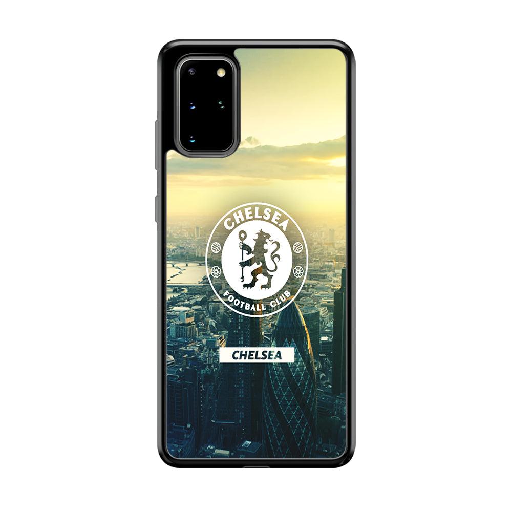 Chelsea Landscape of London Samsung Galaxy S20 Plus Case-Rubber Black (2D Case)-Oxvistore