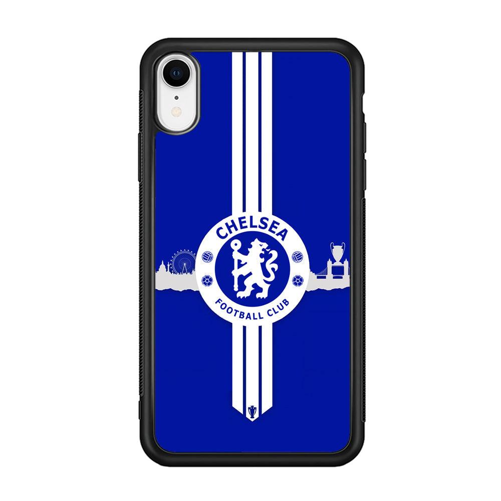 Chelsea Pride for The Town iPhone XR Case-Rubber Black (2D Case)-Oxvistore