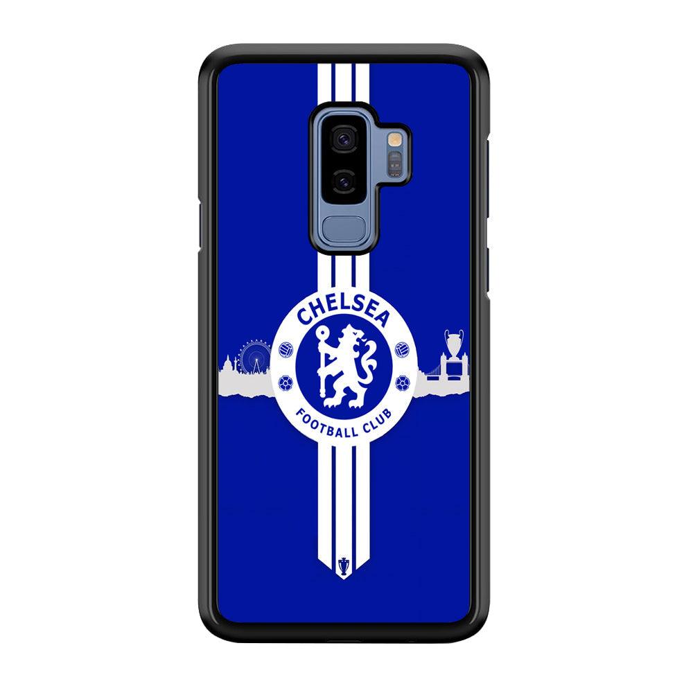 Chelsea Pride for The Town Samsung Galaxy S9 Plus Case-Rubber Black (2D Case)-Oxvistore