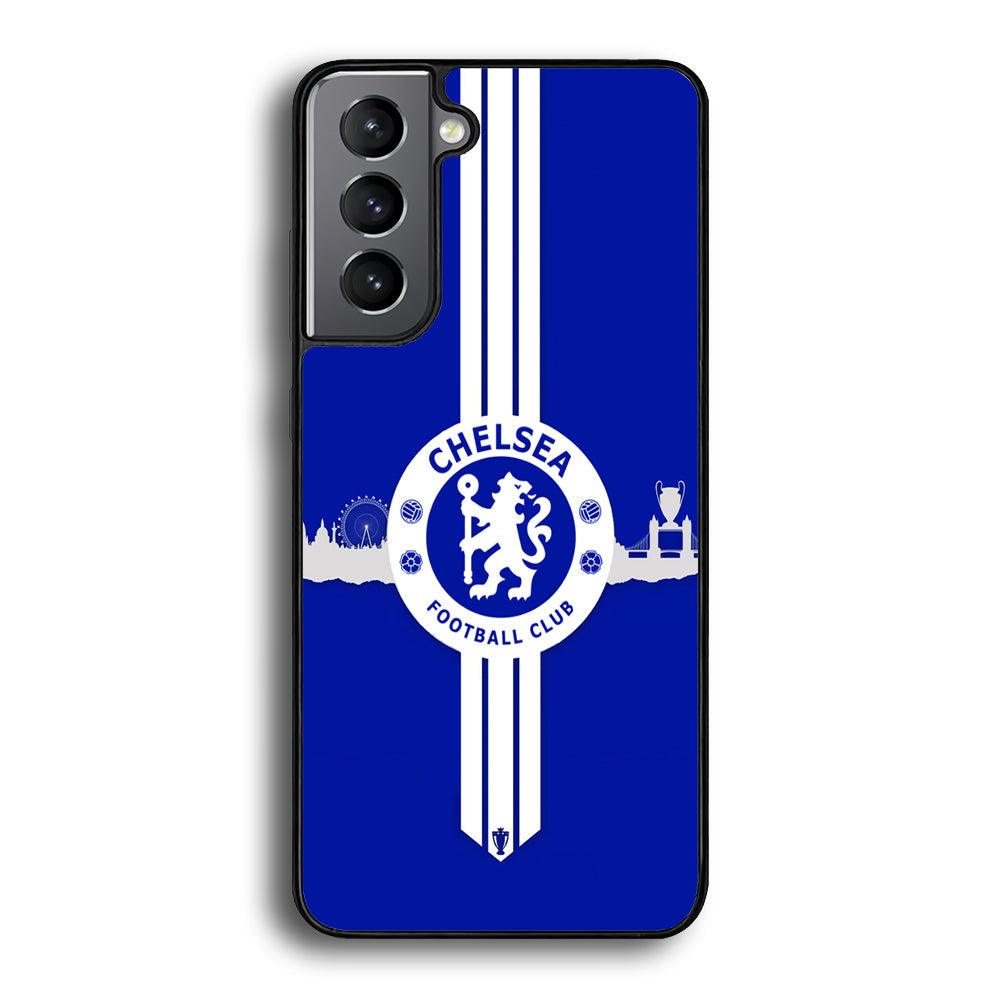 Chelsea Pride for The Town Samsung Galaxy S23 Plus Case-Rubber Black (2D Case)-Oxvistore