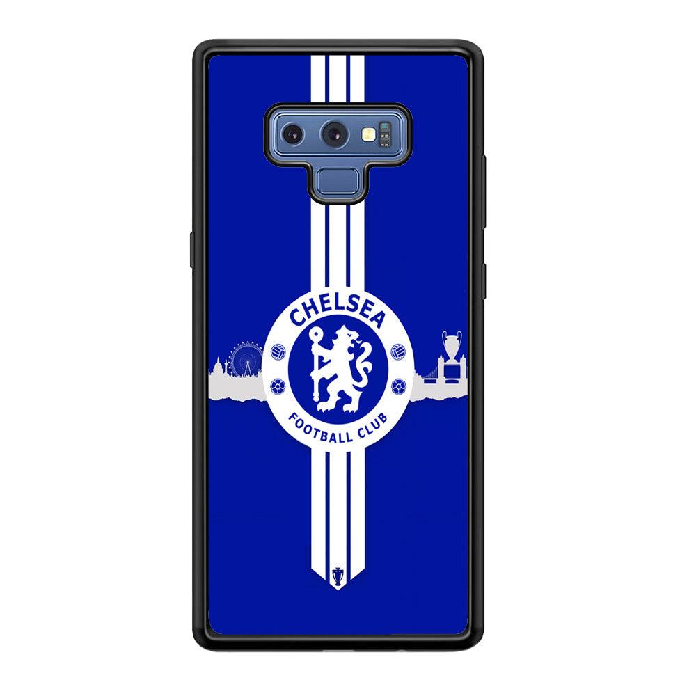 Chelsea Pride for The Town Samsung Galaxy Note 9 Case-Rubber Black (2D Case)-Oxvistore