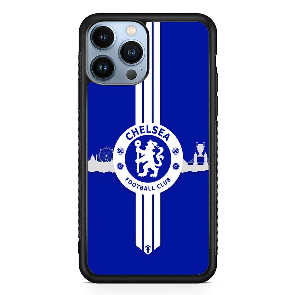 Chelsea Pride for The Town iPhone 14 Pro Max Case-Rubber Black (2D Case)-Oxvistore