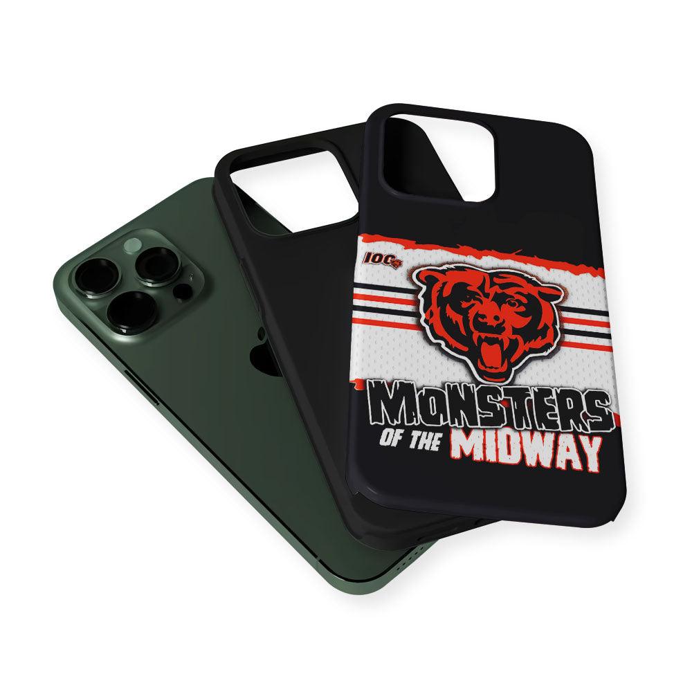 Chicago Bears Monsters Midway 2 in 1 Tough Phone Case-Oxvistore