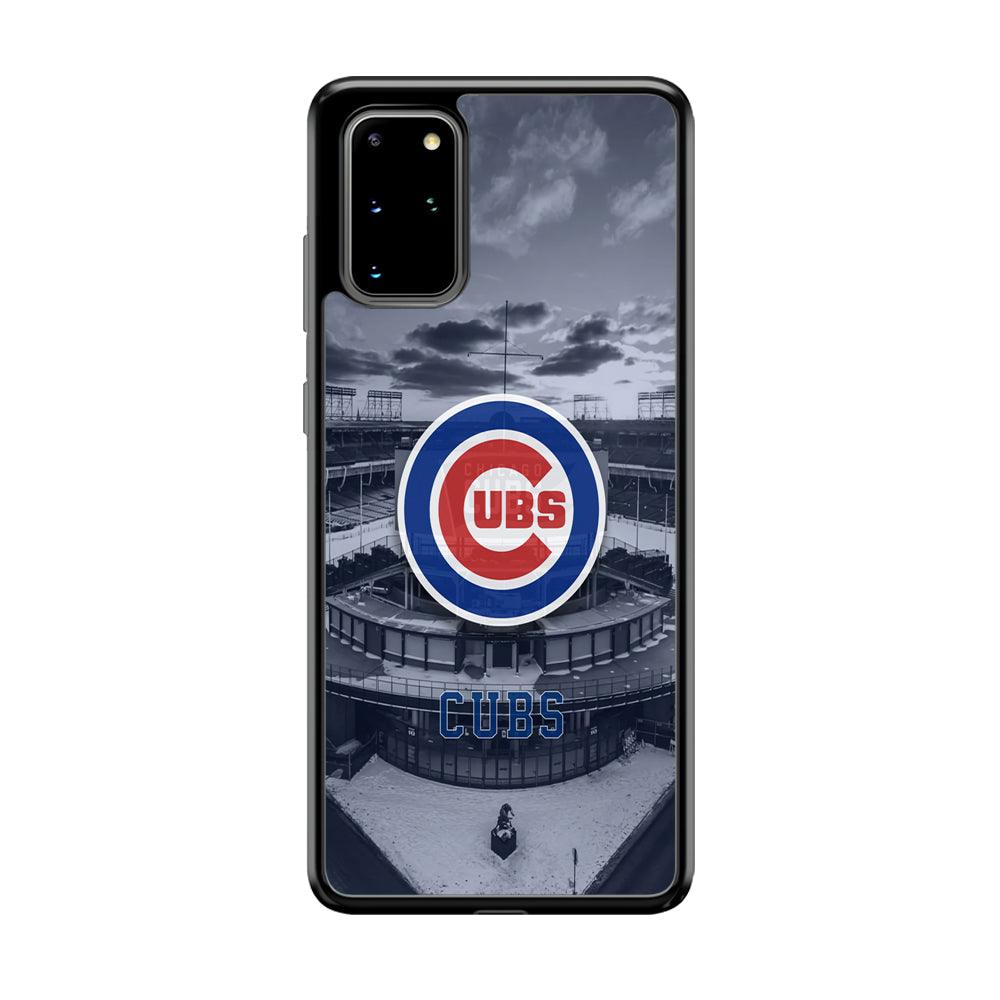 Chicago Cubs Season of Winter Samsung Galaxy S20 Plus Case-Rubber Black (2D Case)-Oxvistore