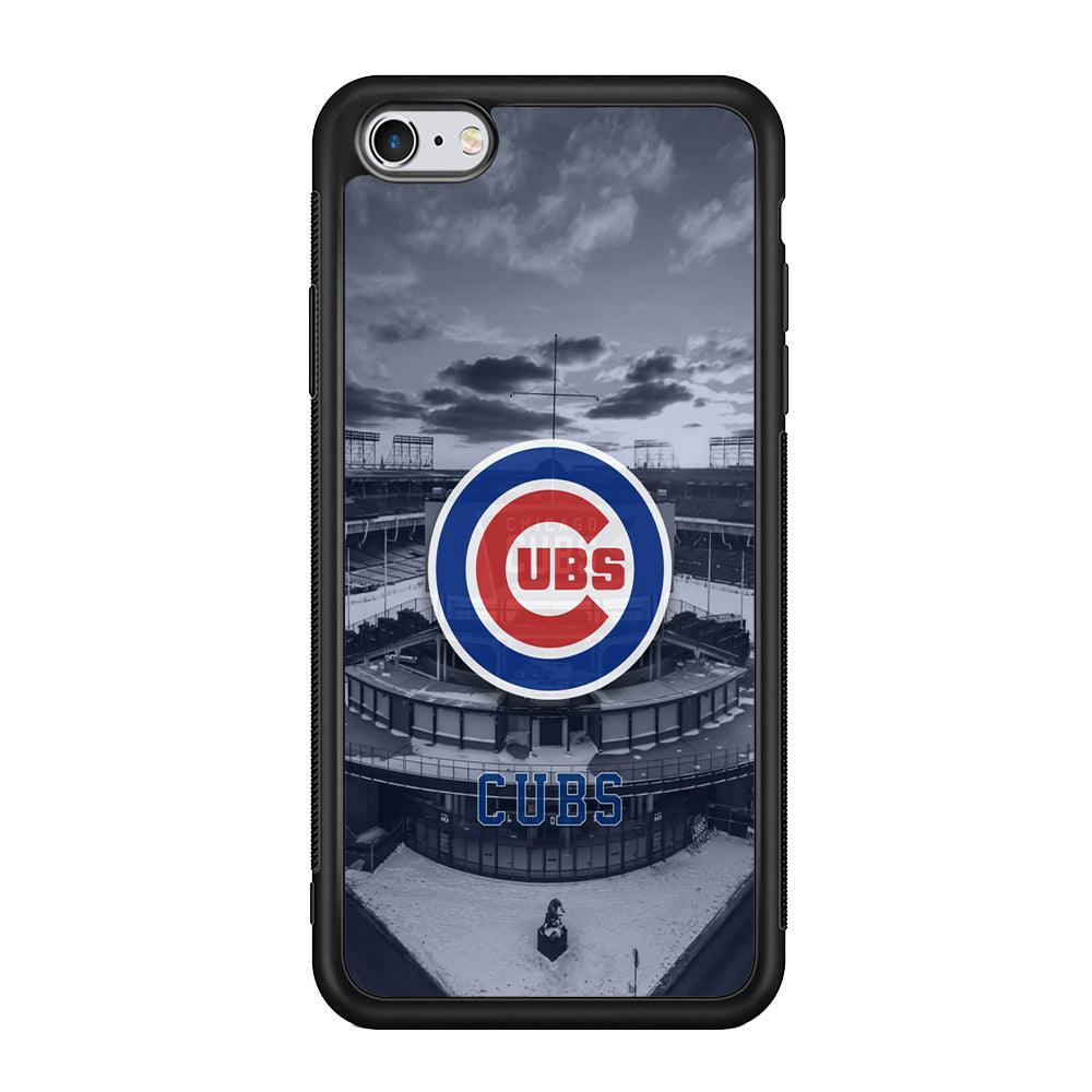 Chicago Cubs Season of Winter iPhone 6 Plus | 6s Plus Case-Rubber Black (2D Case)-Oxvistore