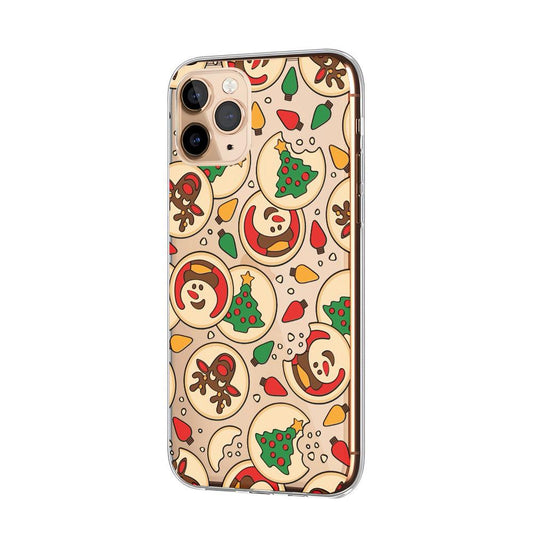 Christmas Character Picture Cookies Clear Soft Case-Oxvistore