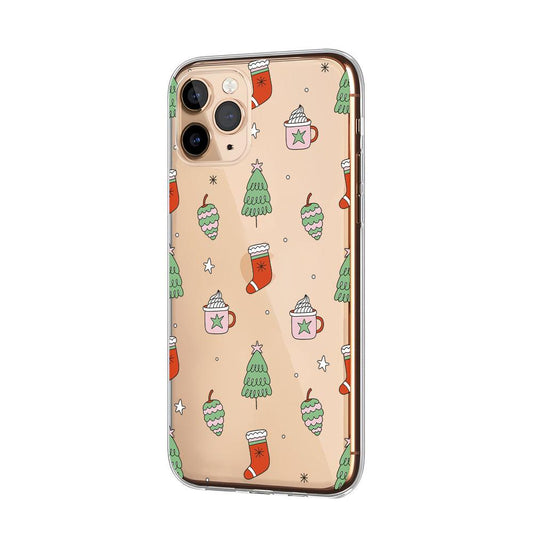 Christmas Set of Tree Ornaments Clear Soft Case-Oxvistore