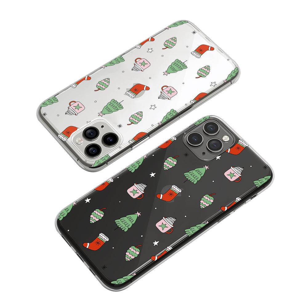 Christmas Set of Tree Ornaments Clear Soft Case-Oxvistore