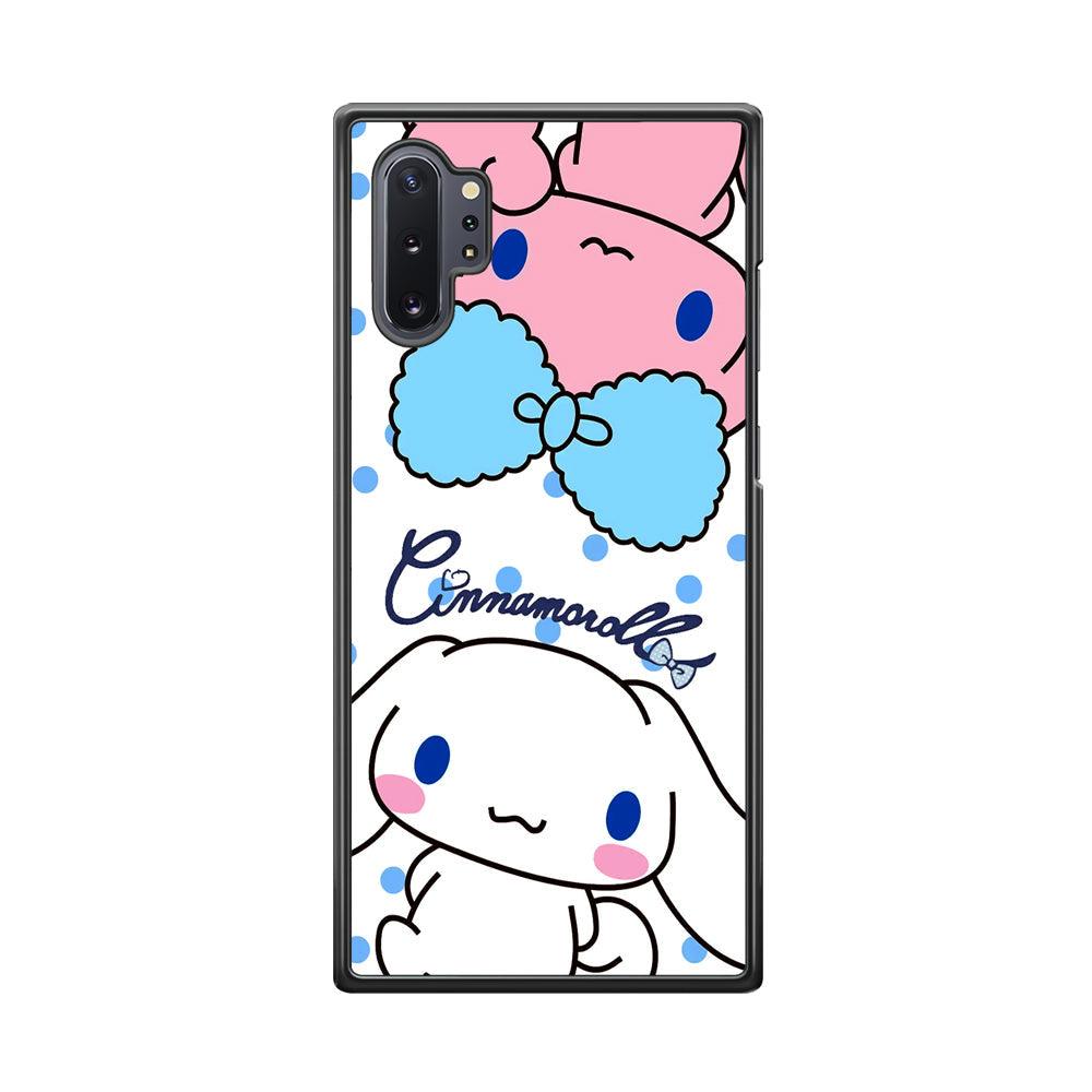 Cinnamoroll Best Comrade Samsung Galaxy Note 10 Plus Case-Rubber Black (2D Case)-Oxvistore