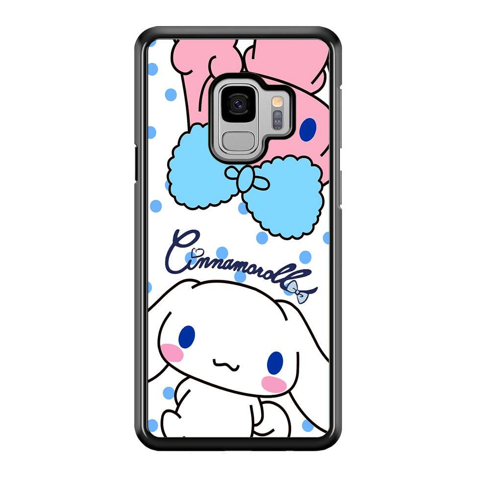 Cinnamoroll Best Comrade Samsung Galaxy S9 Case-Rubber White (2D Case)-Oxvistore
