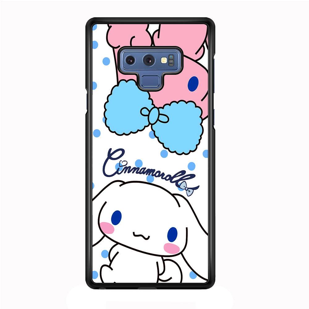 Cinnamoroll Best Comrade Samsung Galaxy Note 9 Case-Rubber Black (2D Case)-Oxvistore