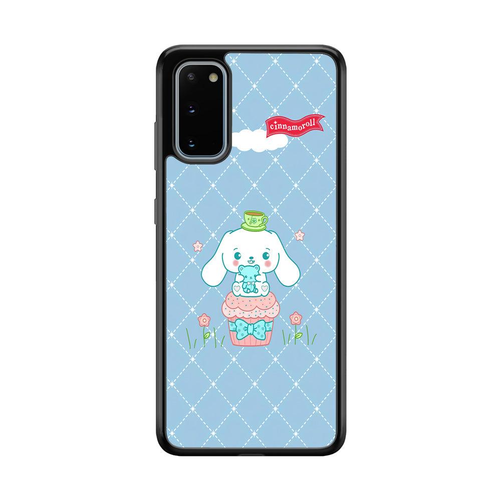 Cinnamoroll Flag in The Sky Samsung Galaxy S20 Case-Rubber Black (2D Case)-Oxvistore