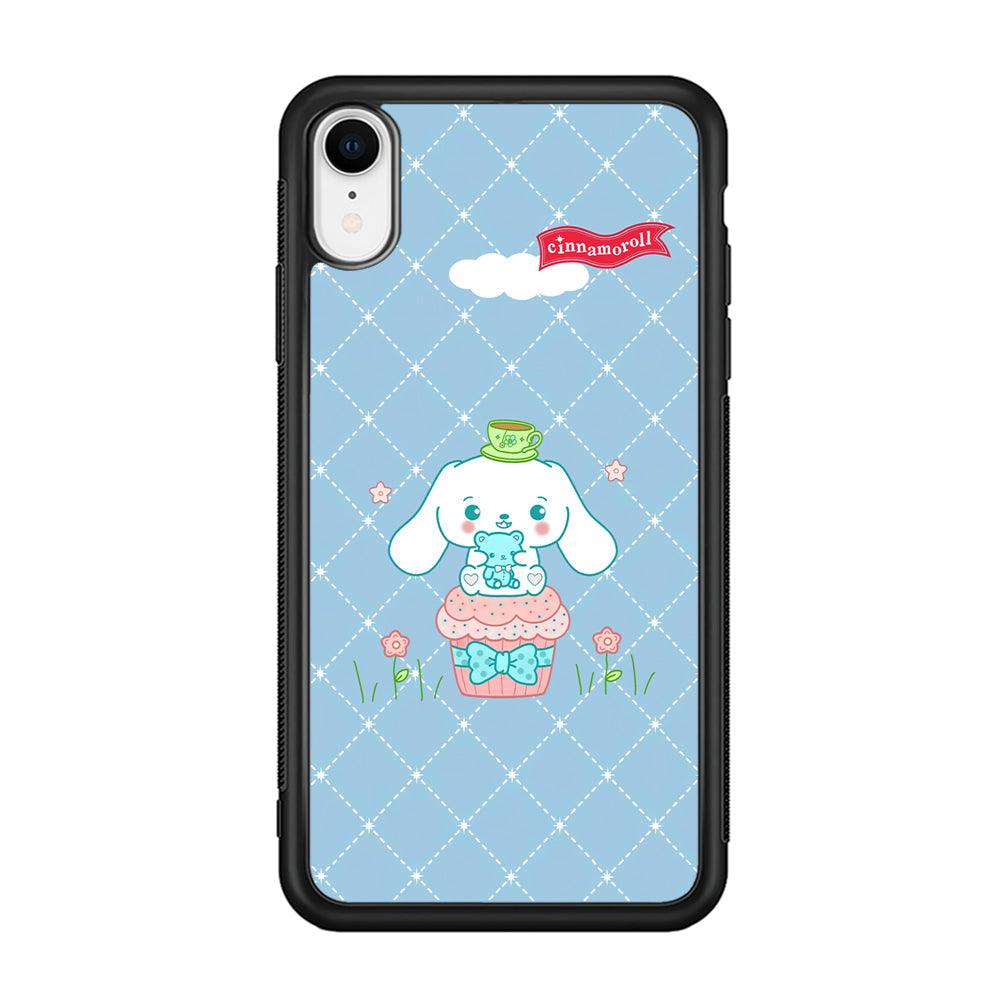 Cinnamoroll Flag in The Sky iPhone XR Case-Rubber Black (2D Case)-Oxvistore