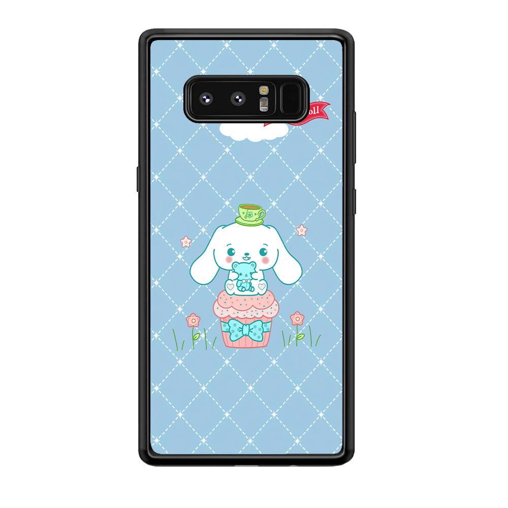 Cinnamoroll Flag in The Sky Samsung Galaxy Note 8 Case-Rubber Black (2D Case)-Oxvistore