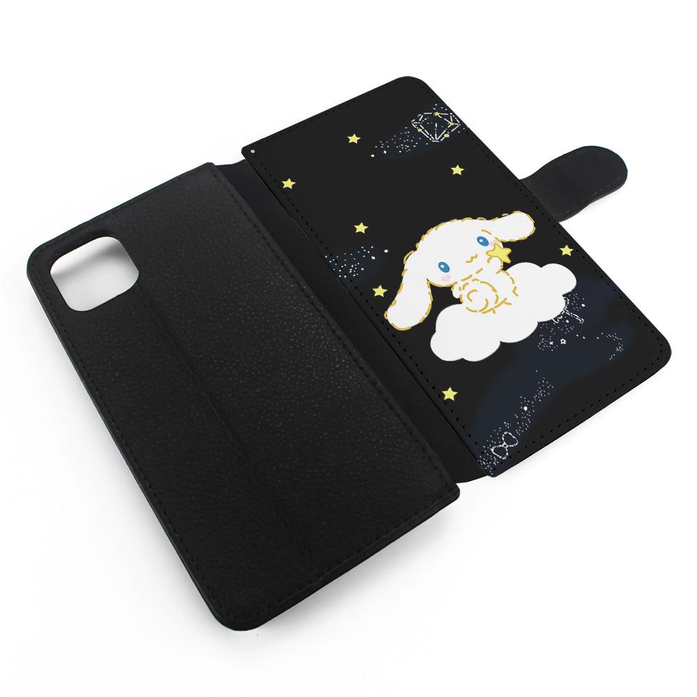 Cinnamoroll Night Star Flip Wallet Phone Case-Oxvistore