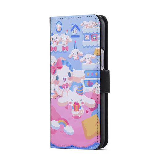 Cinnamoroll's Birthday Flip Wallet Phone Case-Oxvistore
