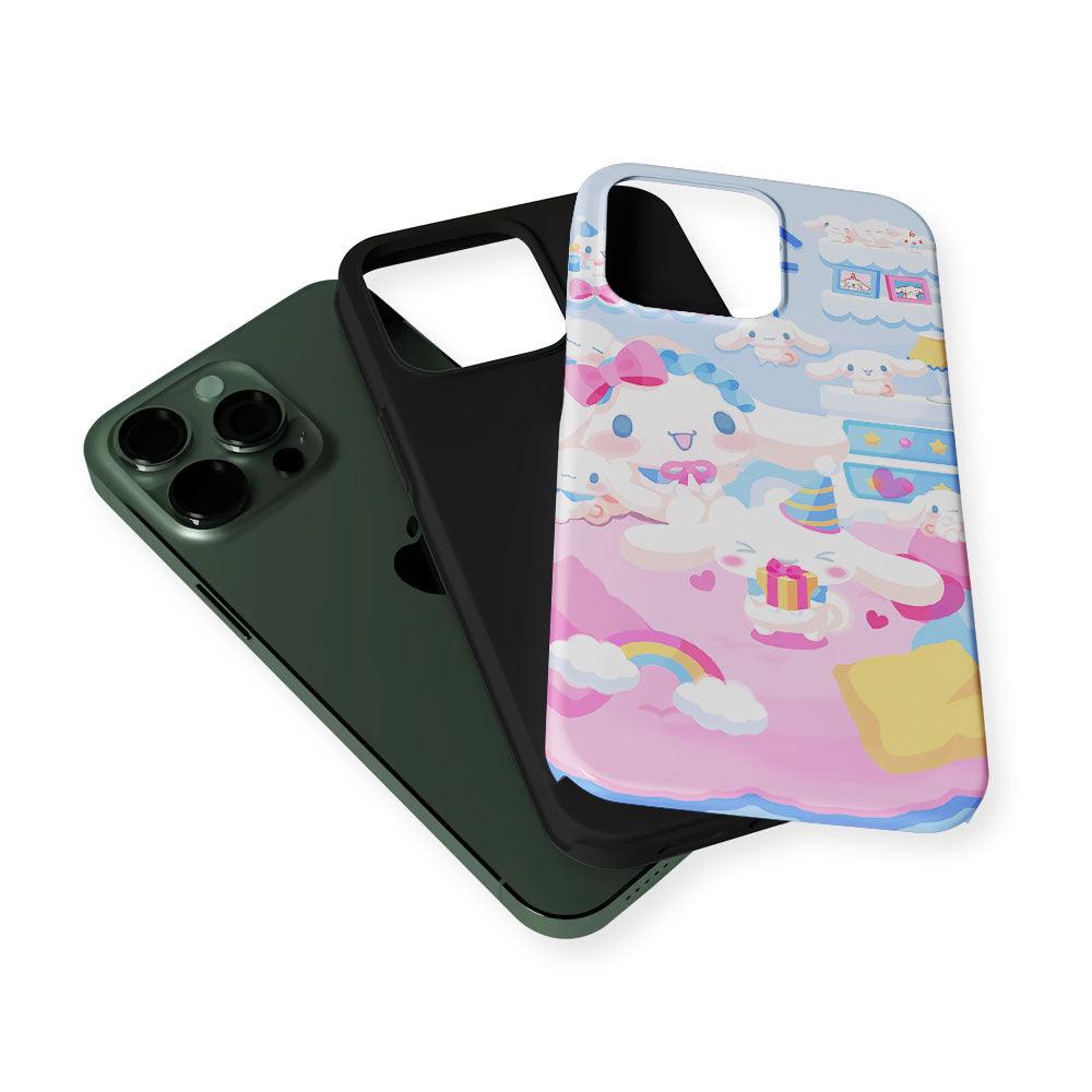 Cinnamoroll's Birthday 2 in 1 Tough Phone Case-Oxvistore