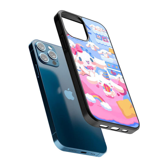 Cinnamoroll's Birthday 2D Rubber Phone Case-Oxvistore