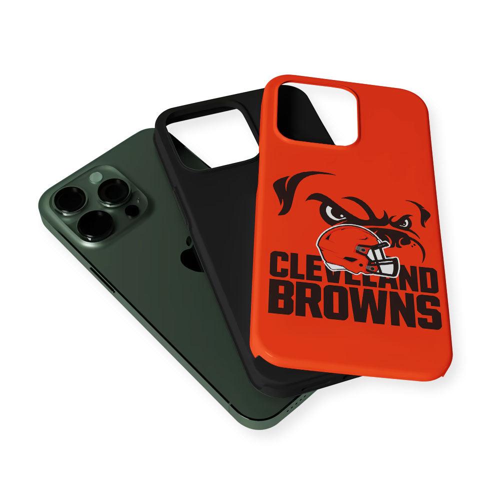 Cleveland Browns Helmet 2 in 1 Tough Phone Case-Oxvistore