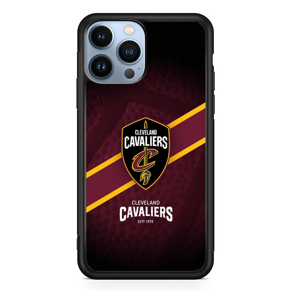 Cleveland Cavaliers Logo 2D Rubber Phone Case-Black-Oxvistore