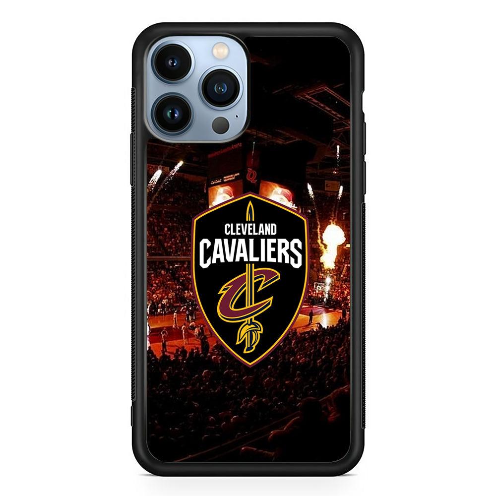 Cleveland Cavaliers Stadium 2D Rubber Phone Case-Black-Oxvistore