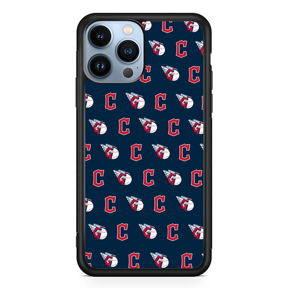 Cleveland Guardians Logo 2D Rubber Phone Case-Black-Oxvistore