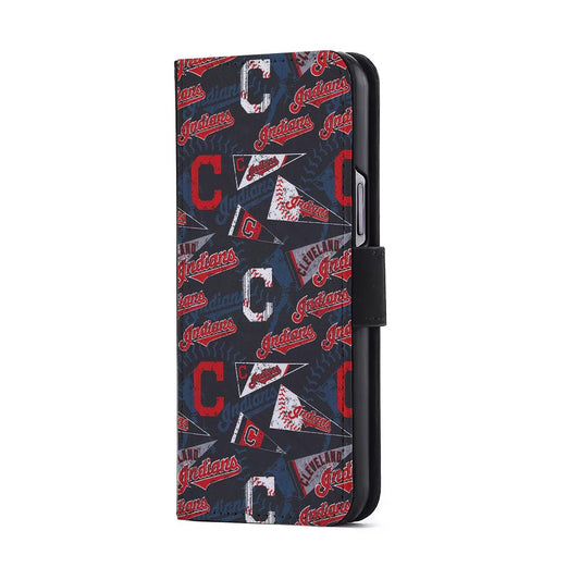 Cleveland Guardians Pattern Flip Wallet Phone Case-Oxvistore