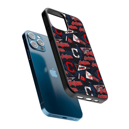 Cleveland Guardians Pattern 2D Rubber Phone Case-Oxvistore