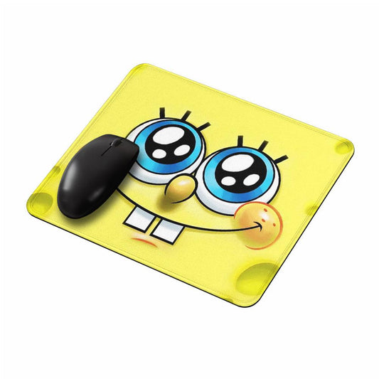 Close Up Face of Spongebob Mouse Pads-Oxvistore