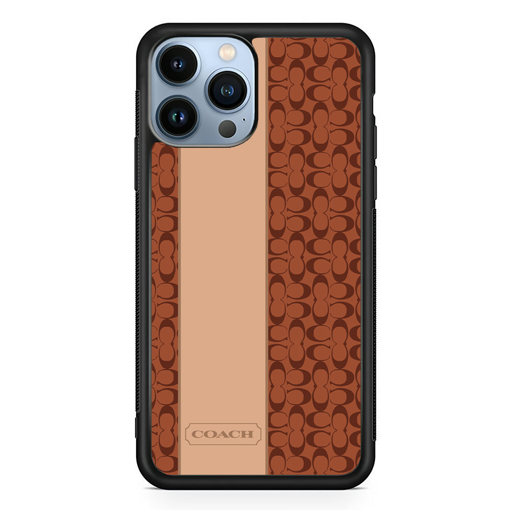 Coach Grand Line 2D Rubber Phone Case-Black-Oxvistore