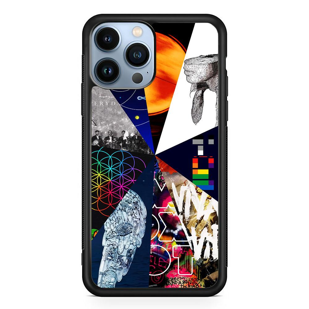 Coldplay Album Cover Art 2D Rubber Phone Case-Black-Oxvistore