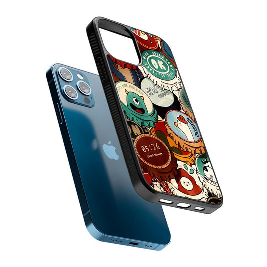 Collection of Bottle Caps 2D Rubber Phone Case-Oxvistore