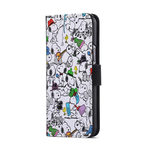 Collection of Snoopy Activities Flip Wallet Phone Case-Oxvistore