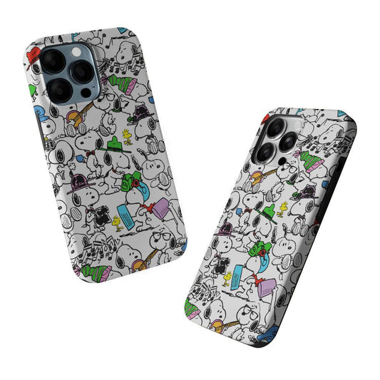 Collection of Snoopy Activities 2 in 1 Tough Phone Case-Oxvistore