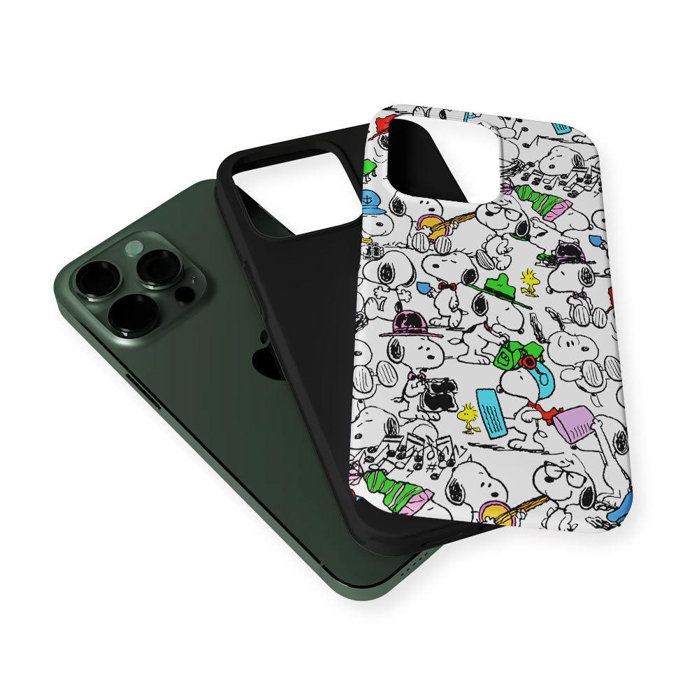 Collection of Snoopy Activities 2 in 1 Tough Phone Case-Oxvistore