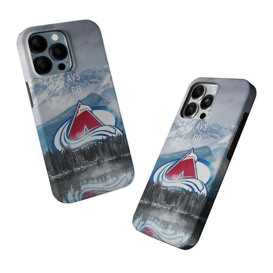 Colorado Avalanche Nature 2 in 1 Tough Phone Case-Oxvistore