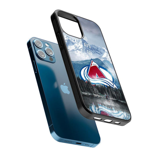 Colorado Avalanche Nature 2D Rubber Phone Case-Oxvistore