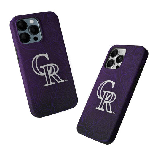 Colorado Rockies Abstract 2 in 1 Tough Phone Case-Oxvistore