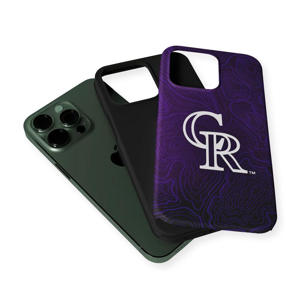 Colorado Rockies Abstract 2 in 1 Tough Phone Case-Oxvistore