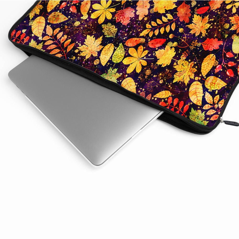 Colorful Autumn Leaves Laptop Sleeve Protective Cover-Oxvistore