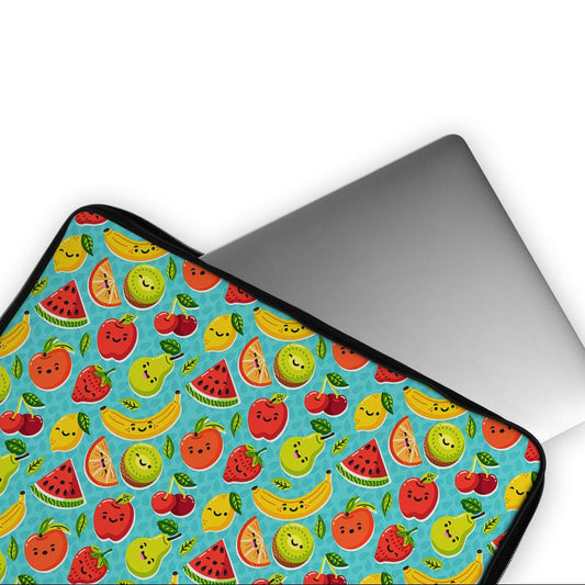 Colorful Pattern Fruits Smile Laptop Sleeve Protective Cover-Oxvistore