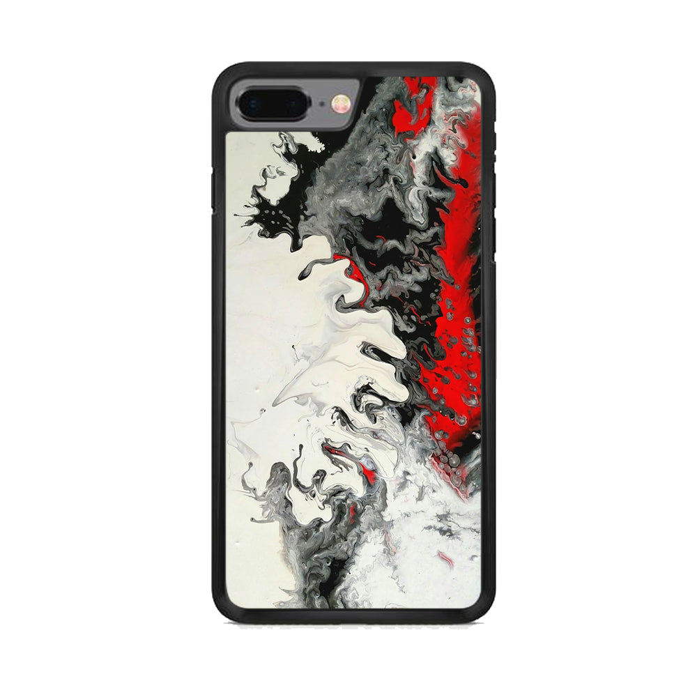 Colour B&W Affiliate iPhone 8 Plus Case-Rubber Black (2D Case)-Oxvistore