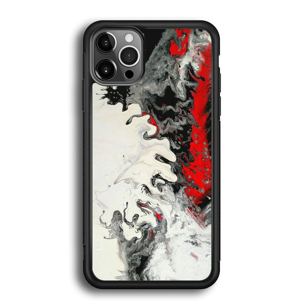 Colour B&W Affiliate iPhone 12 Pro Case-Rubber Black (2D Case)-Oxvistore